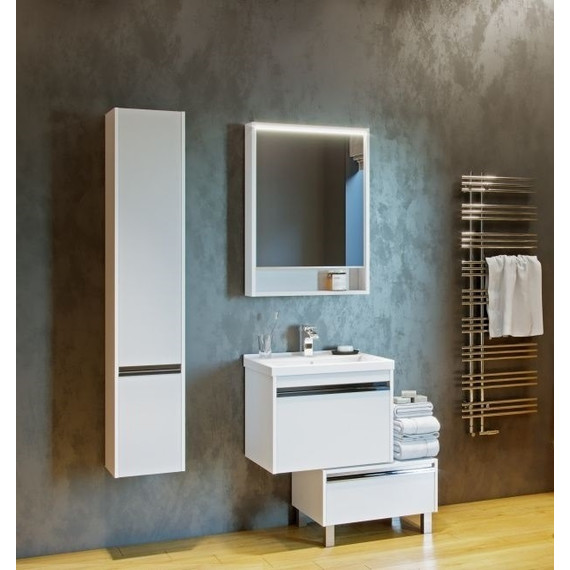 Пенал подвесной Акватон Капри 30 см 1A230503KP01L, белый - фото 6