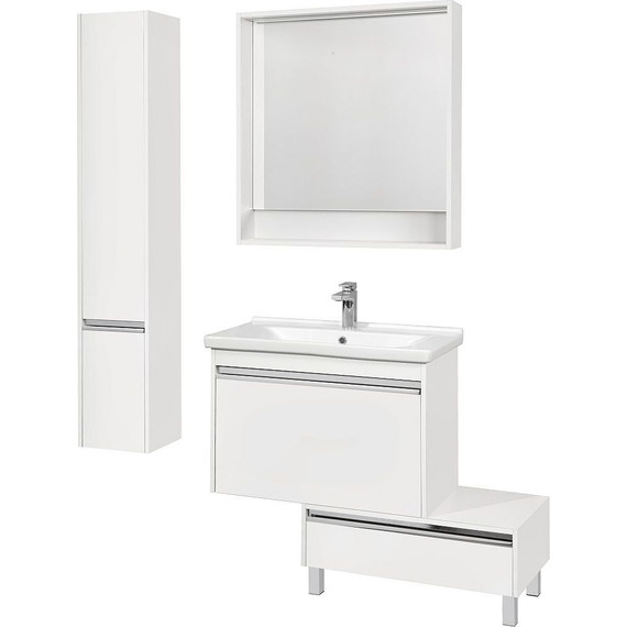 Зеркало Акватон Капри 80 см 1A230402KP010, белый - фото 4