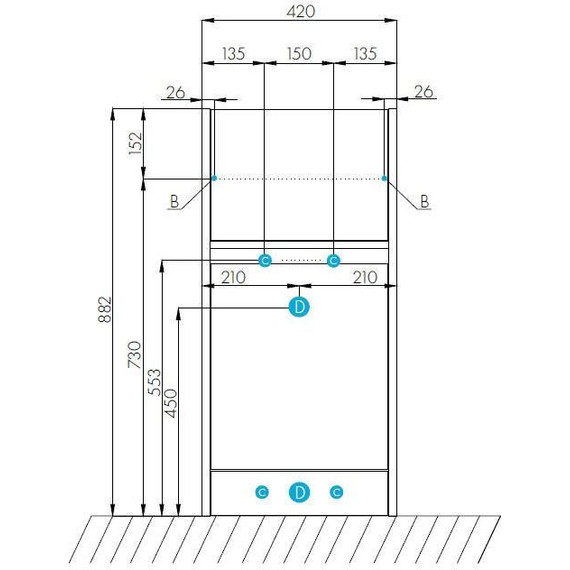 Тумба напольная с раковиной-столешницей Акватон Лондри 105 см 1A2360K1LH010 (раковина справа) - фото, картинка 11 Тумба напольная с раковиной-столешницей Акватон Лондри 105 см 1A2360K1LH010 (раковина справа) - фото 11