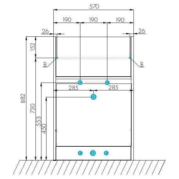 Тумба напольная с раковиной-столешницей Акватон Лондри 120 см 1A2359K0LH010 (раковина справа) - фото 10