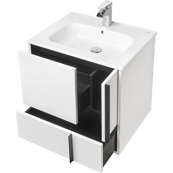 Тумба подвесная с раковиной Акватон Ривьера 60 см 1A2388K1RVX20, белый - фото, картинка 4 Тумба подвесная с раковиной Акватон Ривьера 60 см 1A2388K1RVX20, белый - фото 4