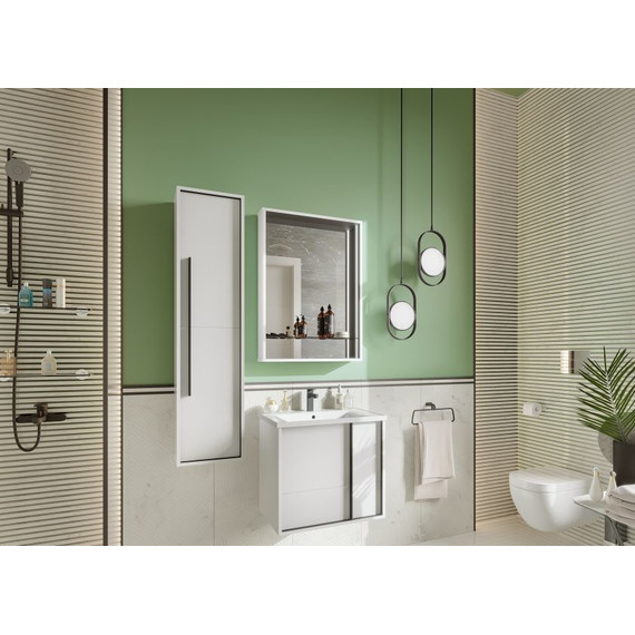 Тумба подвесная с раковиной Акватон Ривьера 60 см 1A2388K1RVX20, белый - фото, картинка 3 Тумба подвесная с раковиной Акватон Ривьера 60 см 1A2388K1RVX20, белый - фото 3