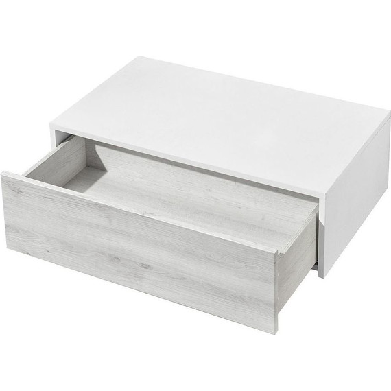 Модуль подвесной Акватон Сакура 80 см 1A236603SKW80, белый/ольха наварра - фото 2