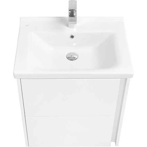 Тумба подвесная с раковиной Акватон Стоун 60 см 1A2314K1SX010, белый - фото, картинка 5 Тумба подвесная с раковиной Акватон Стоун 60 см 1A2314K1SX010, белый - фото 5