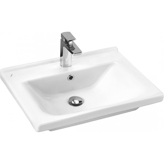 Тумба подвесная с раковиной Акватон Стоун 60 см 1A2314K1SX850, сосна арлингтон - фото 5