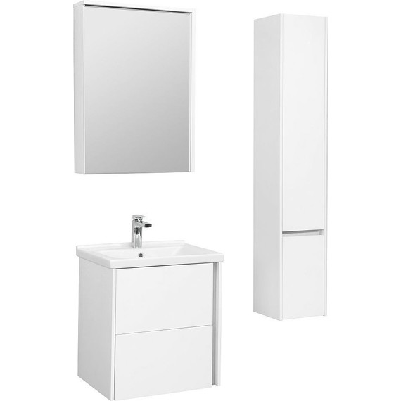 Зеркало-шкаф Акватон Стоун 60 см 1A231502SX010, белый - фото, картинка 6 Зеркало-шкаф Акватон Стоун 60 см 1A231502SX010, белый - фото 6