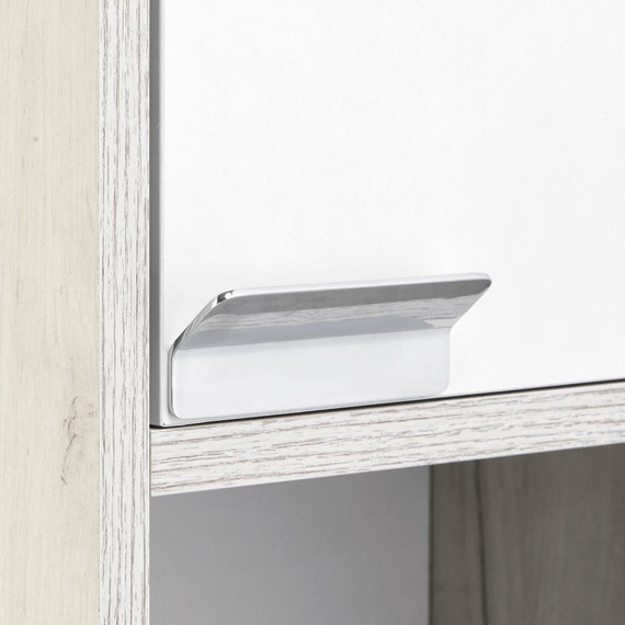 Шкаф подвесной Акватон Флай 35 см 1A237903FAX1R, белый/дуб крафт - фото 4