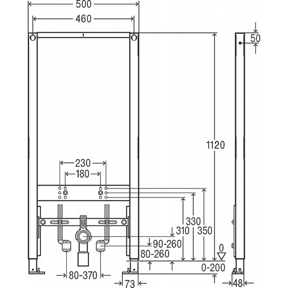 Инсталляция для биде Viega Prevista Dry 776442 - фото 3