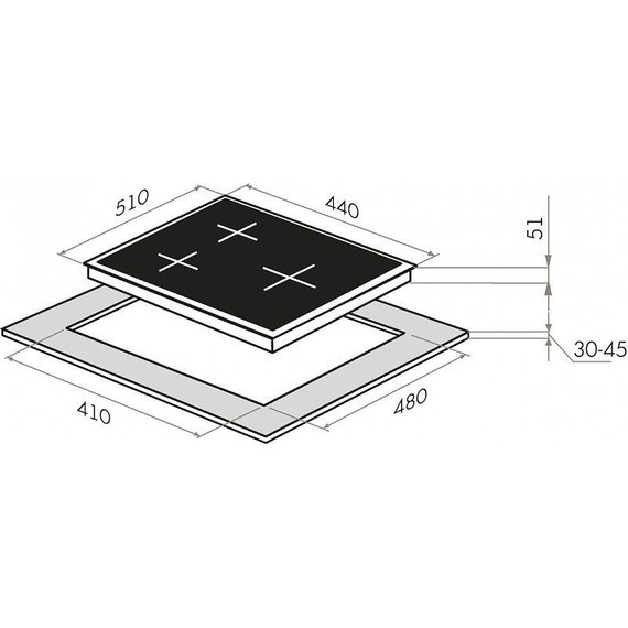Газовая варочная поверхность Maunfeld EGHE.43.33CBG.R/G - фото 18