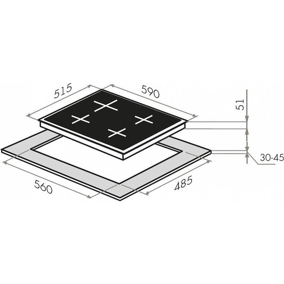 Газовая варочная поверхность Maunfeld EGHG.64.1CW/G - фото 18