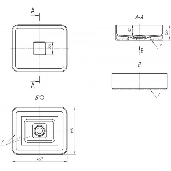 Раковина-чаша Dreja Джой 45 см 641945 - фото, картинка 4 Раковина-чаша Dreja Джой 45 см 641945 - фото 4