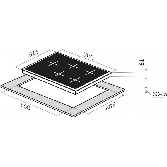 Газовая варочная поверхность Maunfeld EGHE.75.33CBG1.R/G - фото 18