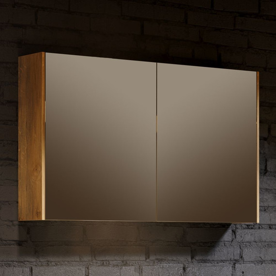 Зеркало-шкаф Aqwella 5 Stars Mobi 120 см MOB0412/MOB0717DB, дуб балтийский - фото 5