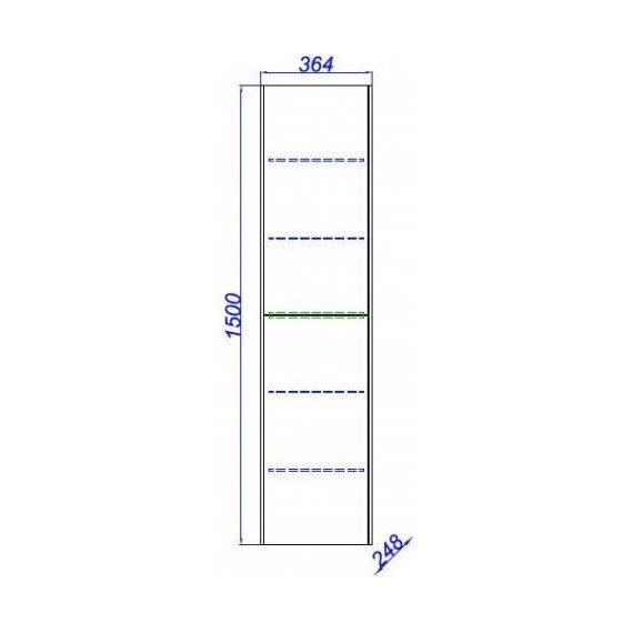 Пенал подвесной Aqwella 5 Stars Mobi 35 см MOB0535W/MOB0735W, белый - фото, картинка 4 Пенал подвесной Aqwella 5 Stars Mobi 35 см MOB0535W/MOB0735W, белый - фото 4