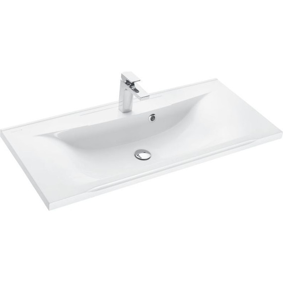 Тумба подвесная с раковиной Акватон Диор 120 см 1A110601DR010, белый - фото 7