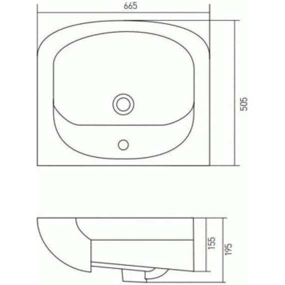 Тумба напольная с раковиной Акватон Минима 65Н см 1A1042K1MN010, белый - фото 9