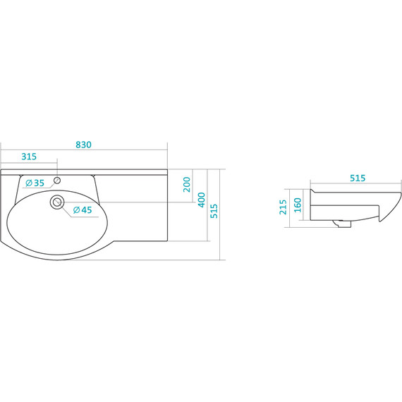 Тумба подвесная с раковиной Акватон Инди 80 см 1A1884K0ND010, белый - фото, картинка 8 Тумба подвесная с раковиной Акватон Инди 80 см 1A1884K0ND010, белый - фото 8