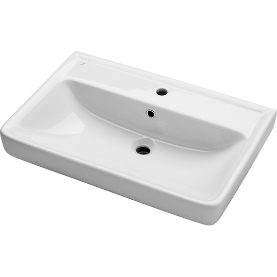 Тумба подвесная с раковиной Акватон Америна 60 см 1A1354K1AM010, белый - фото, картинка 8 Тумба подвесная с раковиной Акватон Америна 60 см 1A1354K1AM010, белый - фото 8