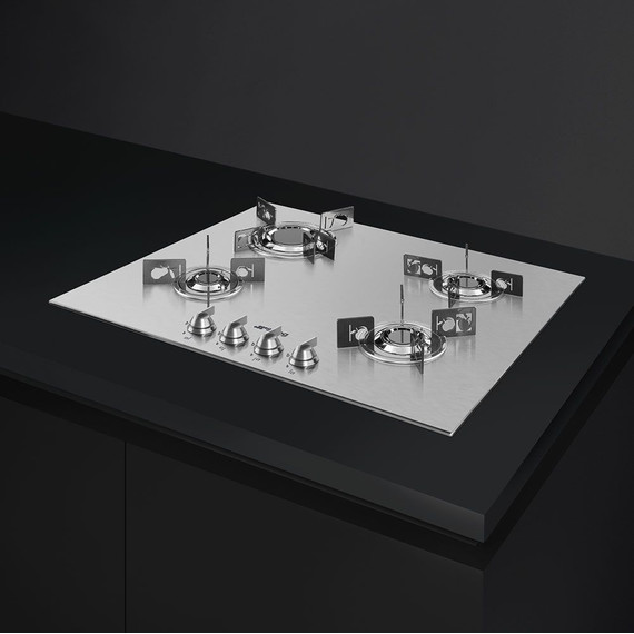 Газовая варочная поверхность Smeg Dolce Stil Novo PXL664 - фото 3