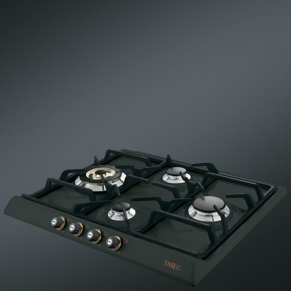 Газовая варочная поверхность Smeg Cortina SR764AO - фото 2