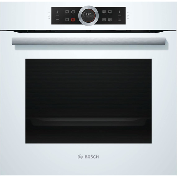 Встраиваемый электрический духовой шкаф Bosch Serie 8 HBG672BW1F - фото 