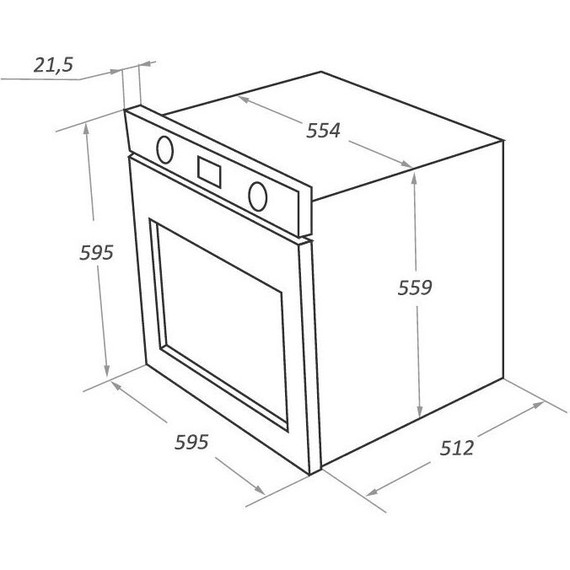 Электрический духовой шкаф Maunfeld EOEFG.566RIB.RT - фото 7