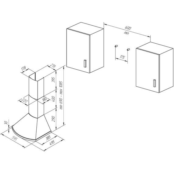 Вытяжка Kuppersberg Bona 60 B Bronze - фото 4