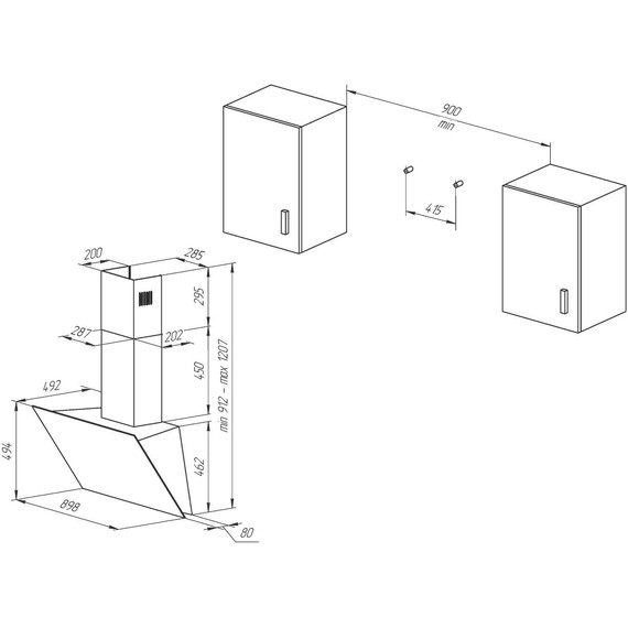 Вытяжка Kuppersberg F 960 W - фото 4