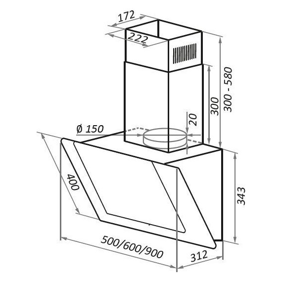 Вытяжка Maunfeld Wind 60 - фото 16