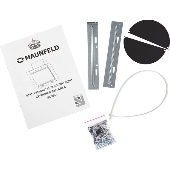 Вытяжка Maunfeld Gloria 90, нержавеющая сталь (чёрное стекло) - фото 16