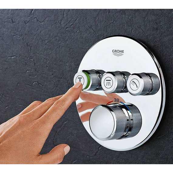 Душевая система для душа с термостатом Grohe Grohtherm SmartControl Perfect 34705000 - фото 4