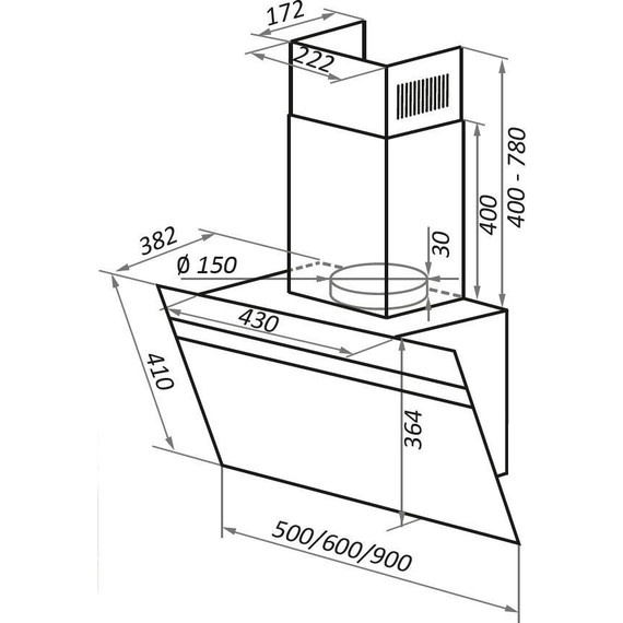 Вытяжка Maunfeld Medway 60, чёрный - фото 17