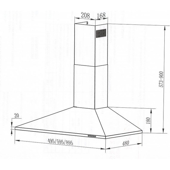 Вытяжка Maunfeld Cork 60, нержавеющая сталь - фото 15