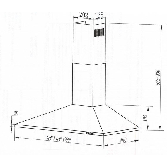 Вытяжка Maunfeld Cork 50 - фото 15