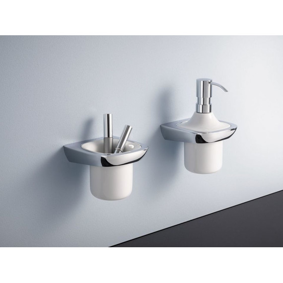 Стакан для зубных щеток Kludi Ambienta 5397505, цвет хром/белый - фото 4