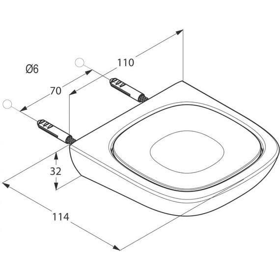 Мыльница Kludi Ambienta 5398505, цвет хром/белый - фото 4