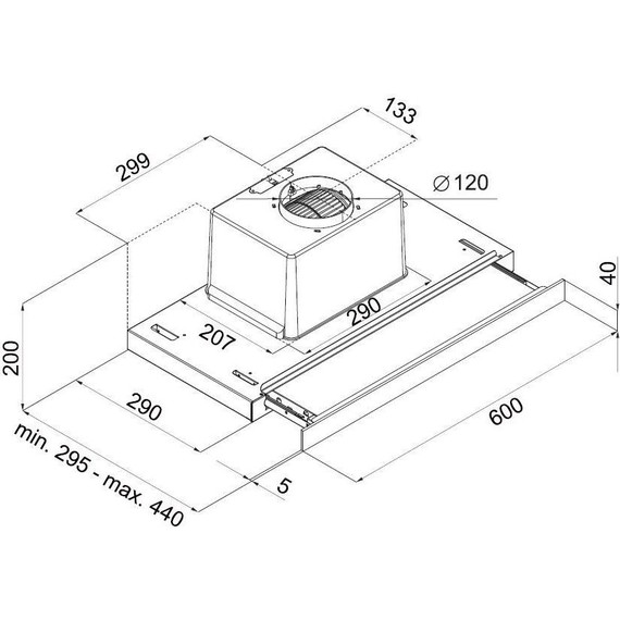 Вытяжка Maunfeld Ouse Touch 60, белый - фото 18
