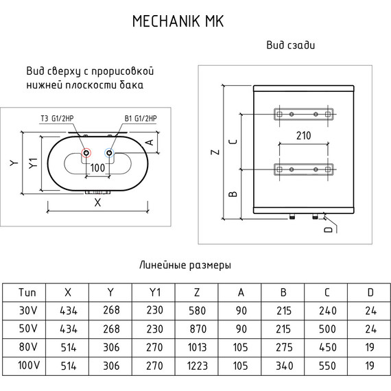 Водонагреватель (бойлер) Thermex MK 30 V - фото 13