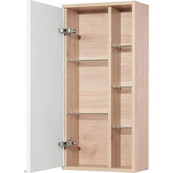 Шкаф подвесной Акватон Бостон 40 см 1A239903BN010, белый/дуб эврика - фото 2