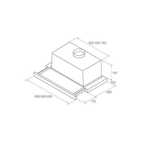 Вытяжка Jet Air Aurora LX/CR/F/50 - фото 3