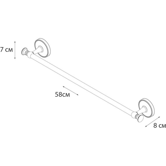 Полотенцедержатель Fixsen Adele FX-55001 - фото 3