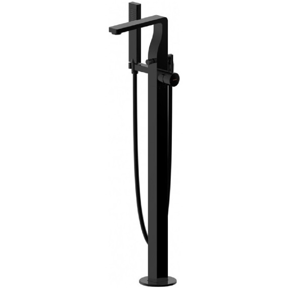 Смеситель для ванны Bravat Arc F66061K-B3-ENG, черный, Цвет производителя: чёрный - фото 