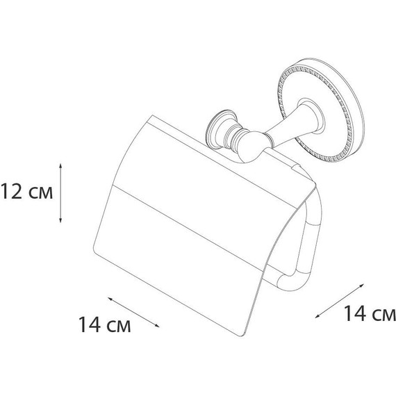 Держатель для туалетной бумаги Fixsen Adele FX-55010 - фото 3