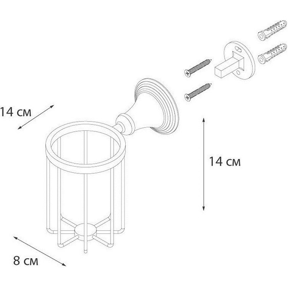Держатель для освежителя Fixsen Best FX-71609A - фото 3