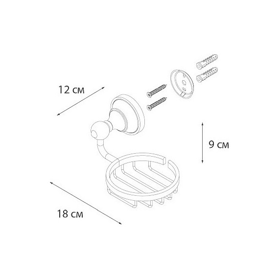 Мыльница Fixsen Bogema FX-78509 - фото 3