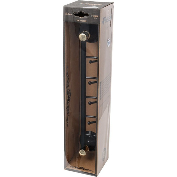 Набор крючков Fixsen Luksor FX-71605-5B, цвет черный - фото 2