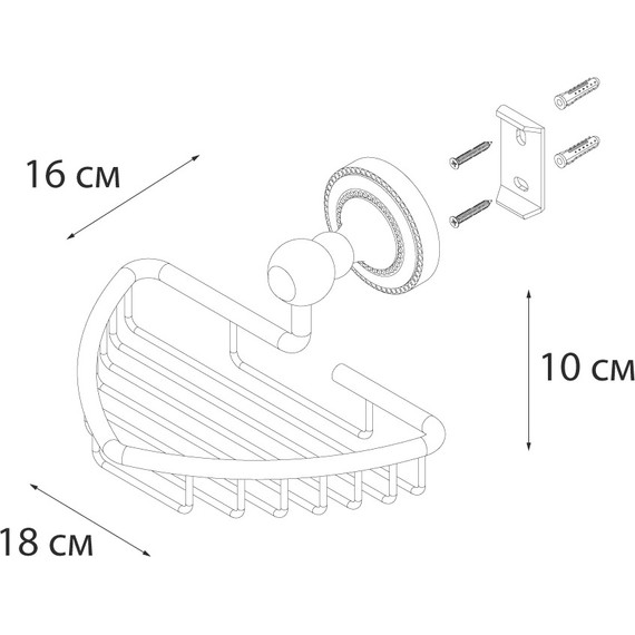 Мыльница Fixsen Style FX-41109 - фото 3