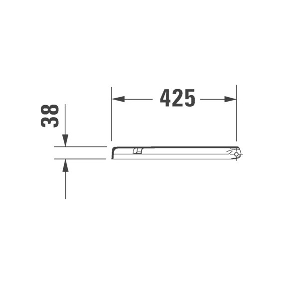 Сиденье с крышкой для унитаза Duravit Starck 3 дюропласт 0063810000 - фото 4