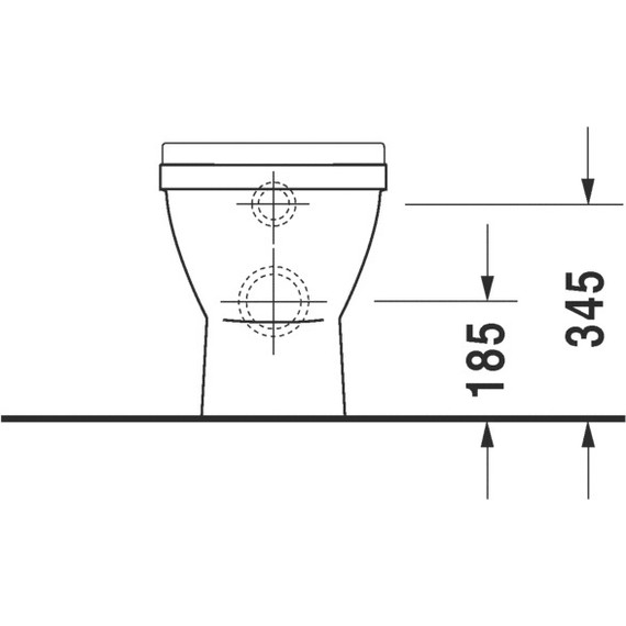 Унитаз приставной Duravit Starck 3 0124090000 - фото 5