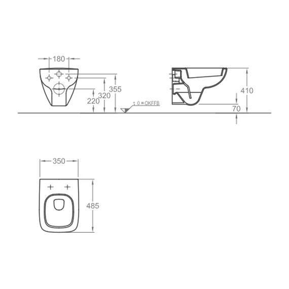 Унитаз подвесной Geberit (Keramag) Renova Compact 206145000 - фото, картинка 5 Унитаз подвесной Geberit (Keramag) Renova Compact 206145000 - фото 5